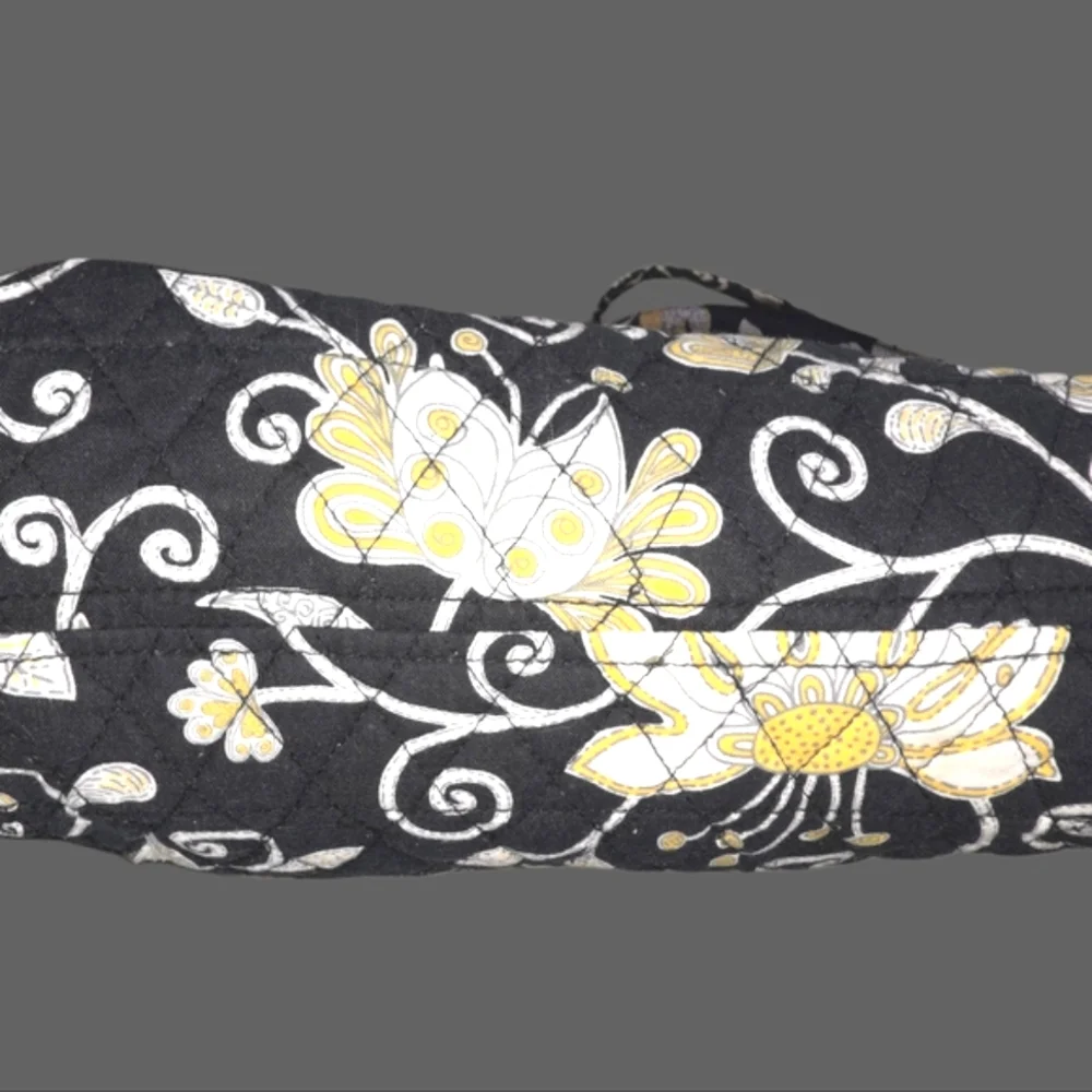 Vera Bradley Retired Yellow‎ Bird Pattern Tote With Bonus Travel Jewelry …